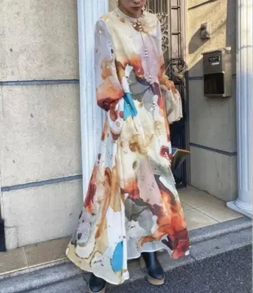 아메리 AMELI INK ART DRESS 사이즈 M