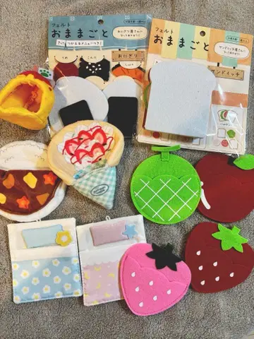 인형 놀이 밥 이불, 파르페, 스마트폰 이불, 후르츠 인형 파우치