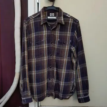 J.S.HOMESTEAD 플란넬 셔츠 15 1/2