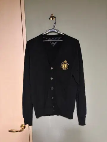 TOMMY HILFIGER 블랙 가디건