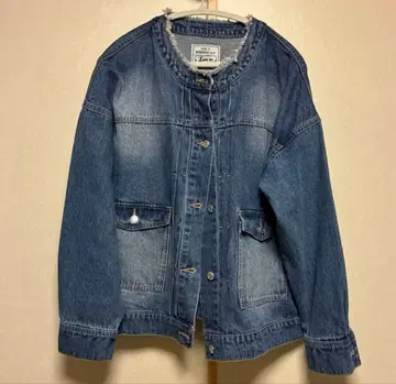 Live in comfort 하마지와 콜라보 데님 자켓 L 사이즈