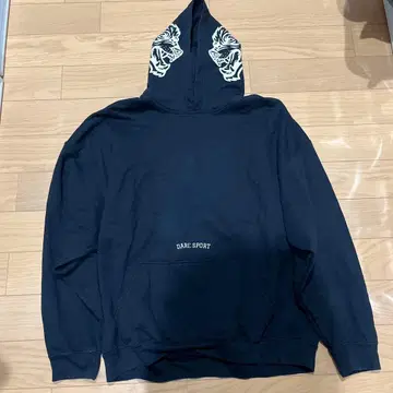 DARD SPORT XL 블랙 후드티 늑대