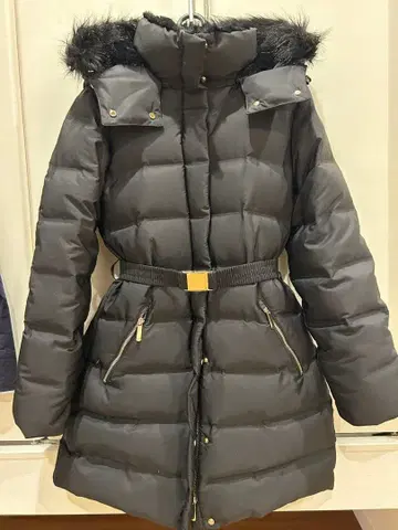 ZARA 벨트 다운 코트