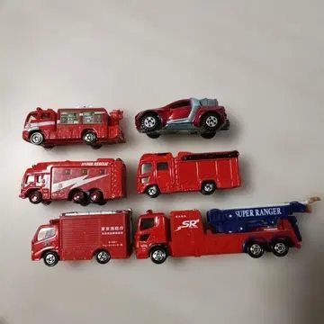 토미카 소방차 세트 6대