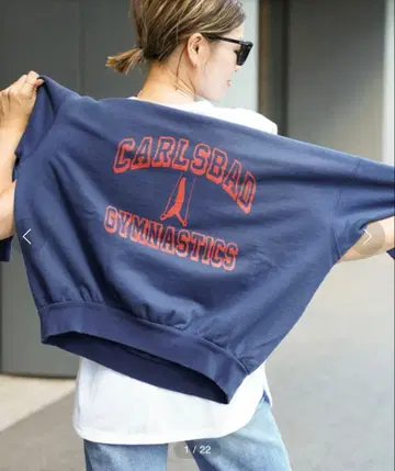 Deuxieme Classe SCRAP 맨투맨 네이비