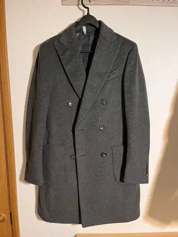 라르디니 체스터 코트 그레이