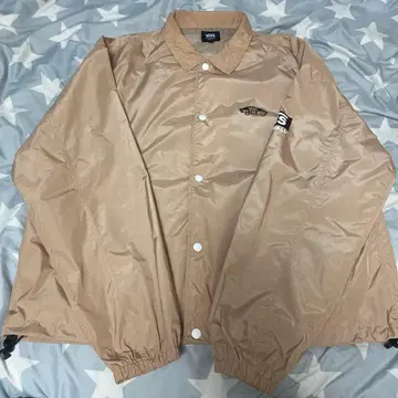 VANS 베이지 나일론 자켓 L 사이즈