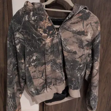 리얼트리 집업 후드티 구제 의류 크롭 기장