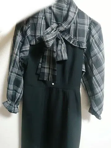 노에미 체크 원피스