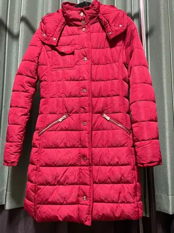 새상품급 Desigual 데시구알 충전솜 퀼팅 자켓 롱 코트