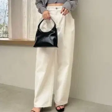 스나이델 턱 와이드 데님