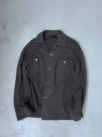 재팬 빈티지 60s-70s 오픈 카라 셔츠