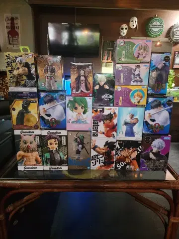 애니메이션 캐릭터 피규어 묶음 판매 20체