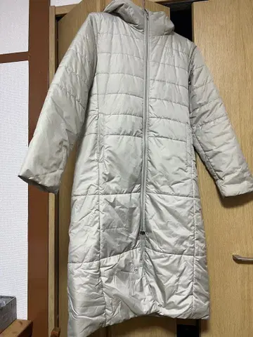 adidas 실버 롱 다운 자켓