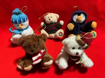 크리스마스 봉제 인형 5개 세트