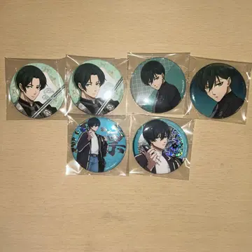 블루 록 캔뱃지 이토시 린 6점