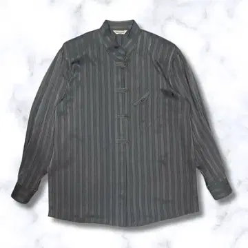 셔츠 긴팔 그레이 스트라이프 줄무늬 캐주얼 가을 봄