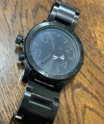 NIXON 51-30 올 블랙 정크 새상품급 (부품 예비용)