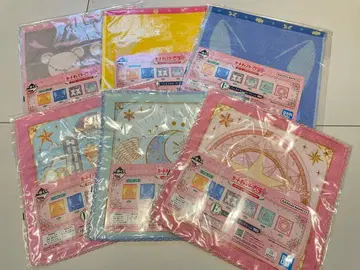카드캡터 사쿠라 E상 핸드 타월 전종 컴플리트 제일복권