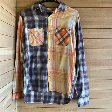 S1130.28 GAHIN MADE 멀티 컬러 체크 셔츠