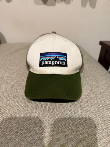 patagonia 캡 화이트/올리브