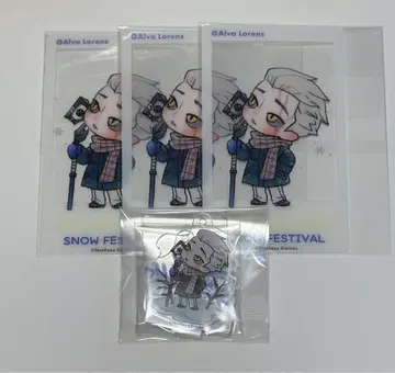제5인격 눈 축제 은둔자 알바 아크릴 스탠드 클리어 카드 카드
