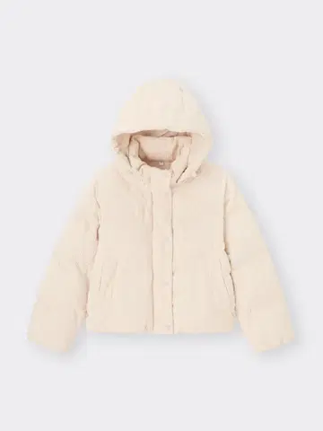 GU 지유 히트 패디드 코듀로이 블루종