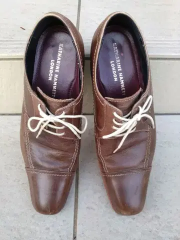 Katherine Hamnett 브라운 드레스 슈즈