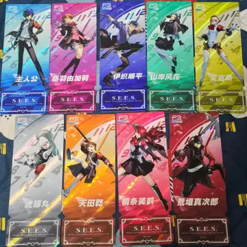 [중국 한정판] 페르소나 3 리로드 카드 9장 세트