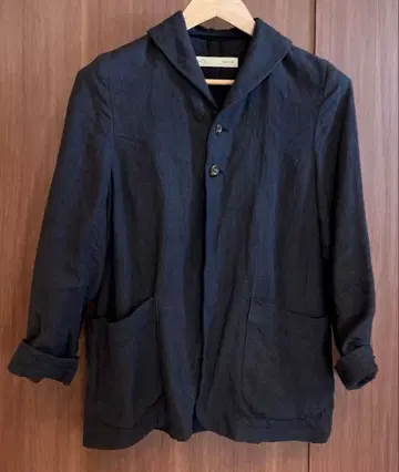 nisica 린넨 숄카라 자켓