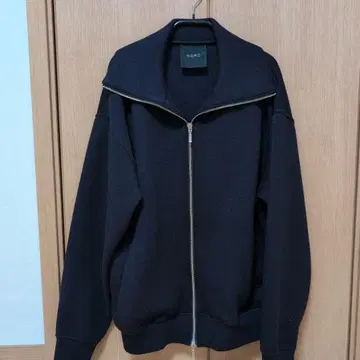 N.O.R.C 네이비 더블 지퍼 후드티