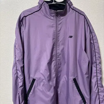 뉴발란스 퍼플 나일론 자켓