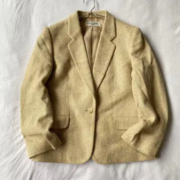 [ 에바돈나 ] 테일러드 자켓 싱글 안감 부착 모혼방 실크 L