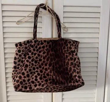 아파르트망 아틀리에 사브롱 LEOPARD TOTE BAG 레오파드 토트