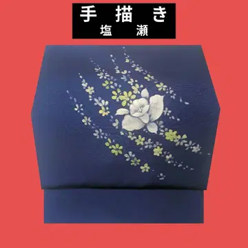 921 수제 오비 시오제 오비 나고야 오비 화이트 꽃