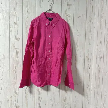 Gap 보이프렌드 핏 긴팔 셔츠 XXS 핑크