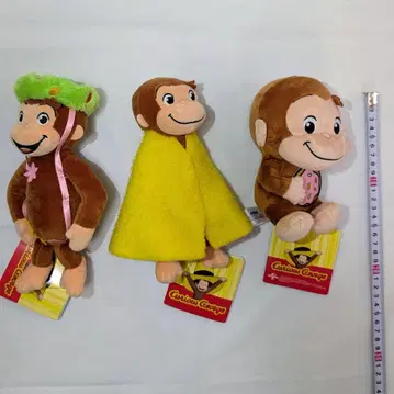 [오자루의 조지] 봉제 인형 3개 세트 택 포함 미사용 무료배송