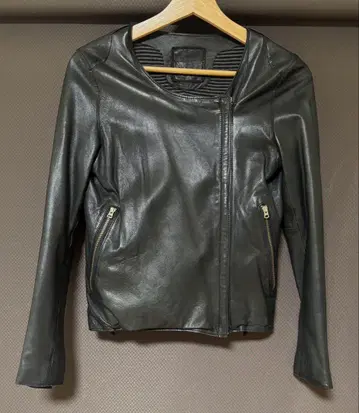 SHIPS 라무 가죽 자켓 블랙 36