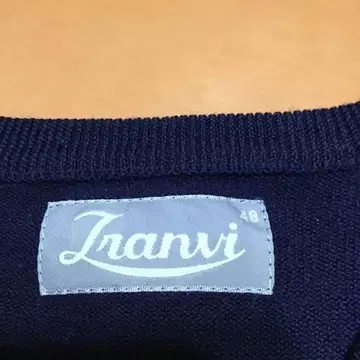 TRAVI 골프 V넥 스웨터 다크 블루 48