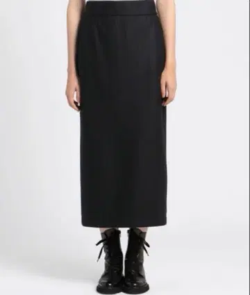 띠어리 럭스 블랙 타이트 스커트 RIBBLE ELLIN L 38