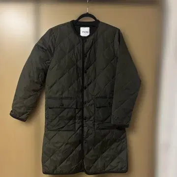 TAION CITY LINE 퀼팅 자켓 올리브 그린