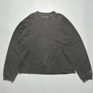 00s 챔피온 맨투맨 L 그레이 무지 플레인 Y2K 5824