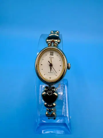 ALBA 쿼츠 여성용 팔찌 워치 하트 모티브