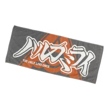 하루카미라이 로고 페이스 타월 그레이