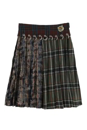 ROY reflect overjoy 플리츠 체크 스커트 LiSA