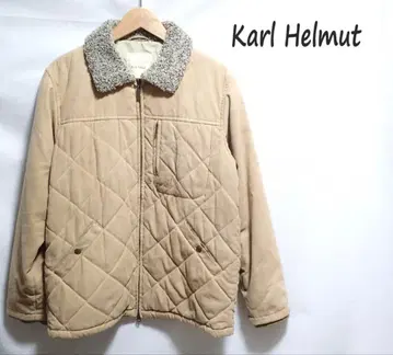 Karl Helmut 퀼팅 자켓 베이지