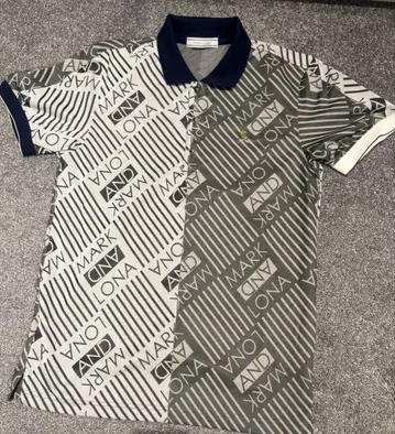 MARK & LONA 스트라이프 피케 셔츠 사이즈 48