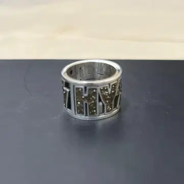 HYSTERIC GLAMOUR 글리터 로고 반지