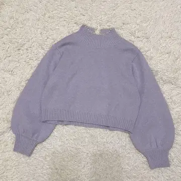 LOUNIE 루니 펄 니트 퍼플 워셔블