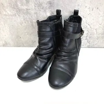 [ PENELOPE ] 숏부츠 부티 블랙 S 사이즈 사이드 지퍼